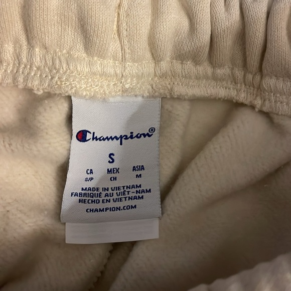 CHAMPION REVERSE WEAVE SWEATPANTS C LOGO SAND - S - Picture 6 of 7